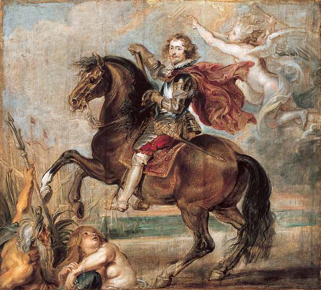 Equestrian portrait of the Duke of Buckingham, 1625