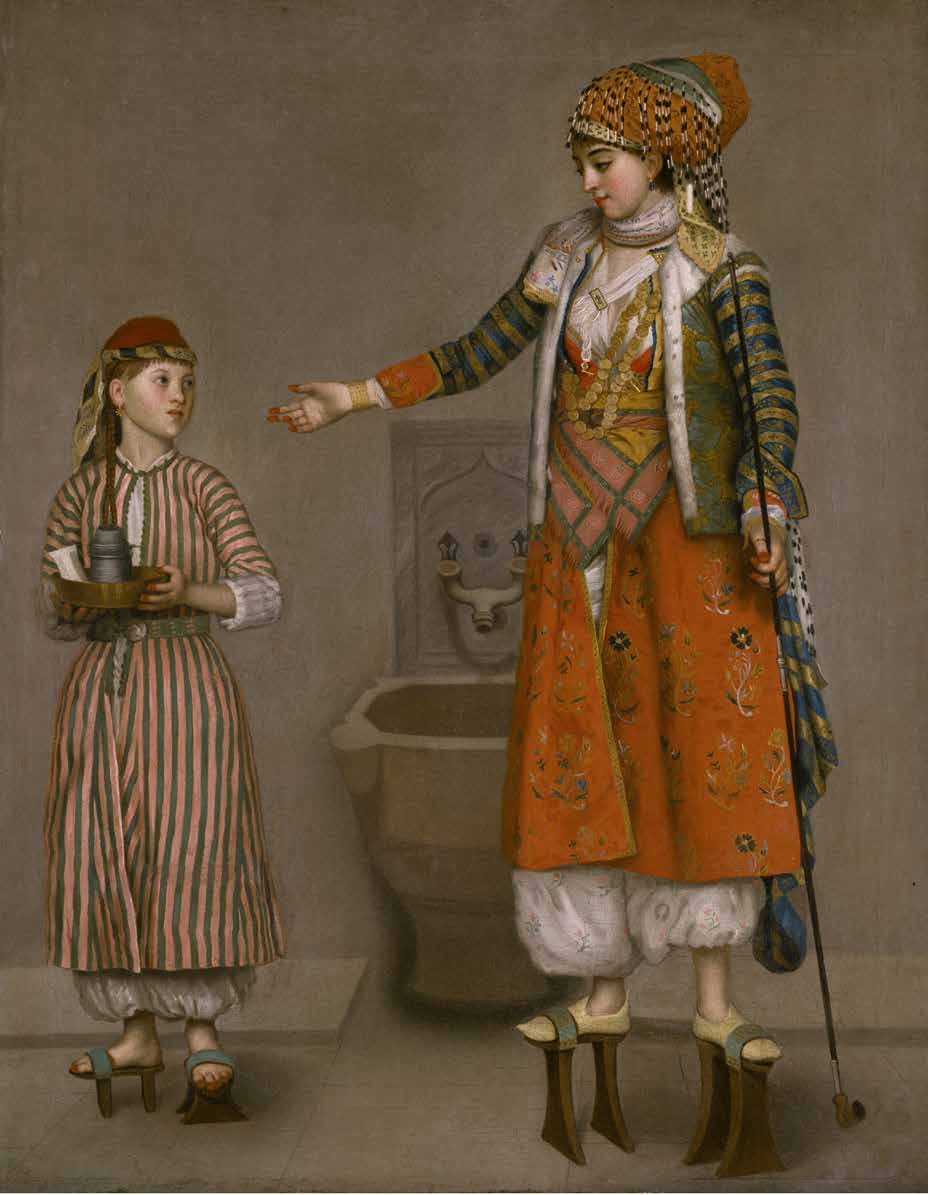 A Frankish woman and her servant, c.1750