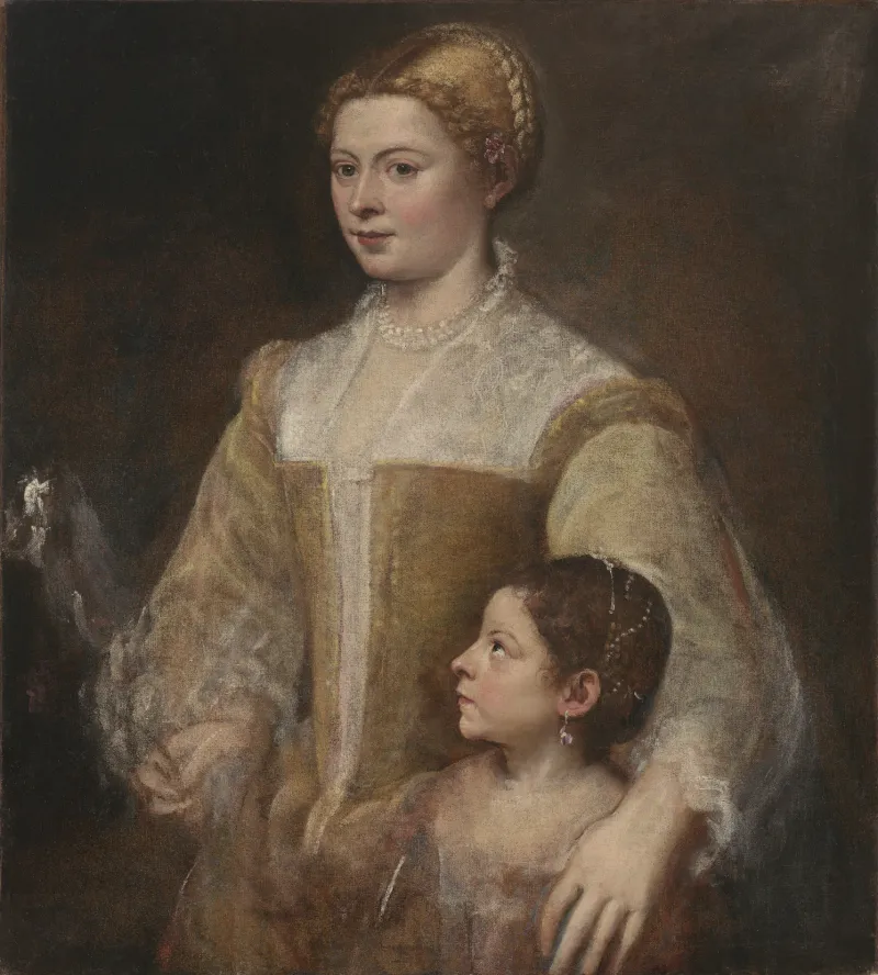 Portrait of a Lady and her Daughter