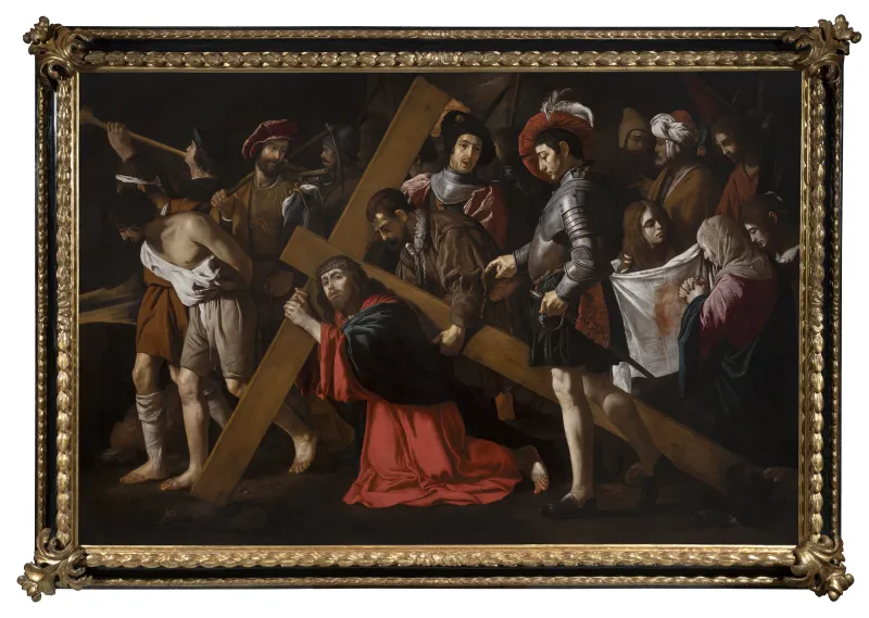 Francesco Boneri Known as “Cecco del Caravaggio” — Christ on the road to Calvary