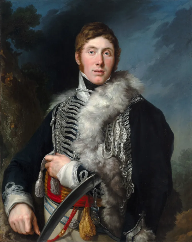 Portrait of an Officer of the 18th Hussars – Vicente López Portaña
