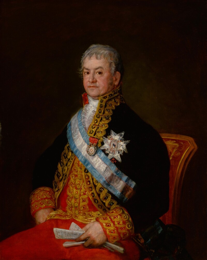 Portrait of José Antonio Caballero, Second Marqués de Caballero, Secretary of Grace and Justice