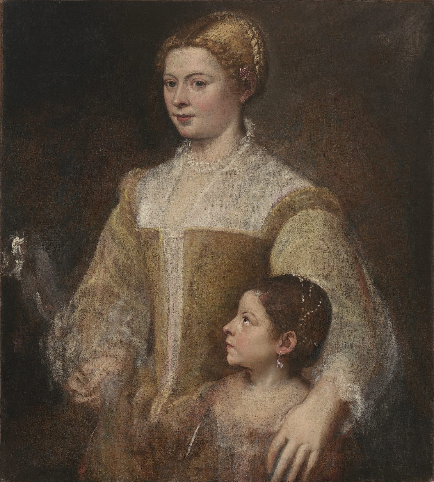Portrait of a Lady and her Daughter