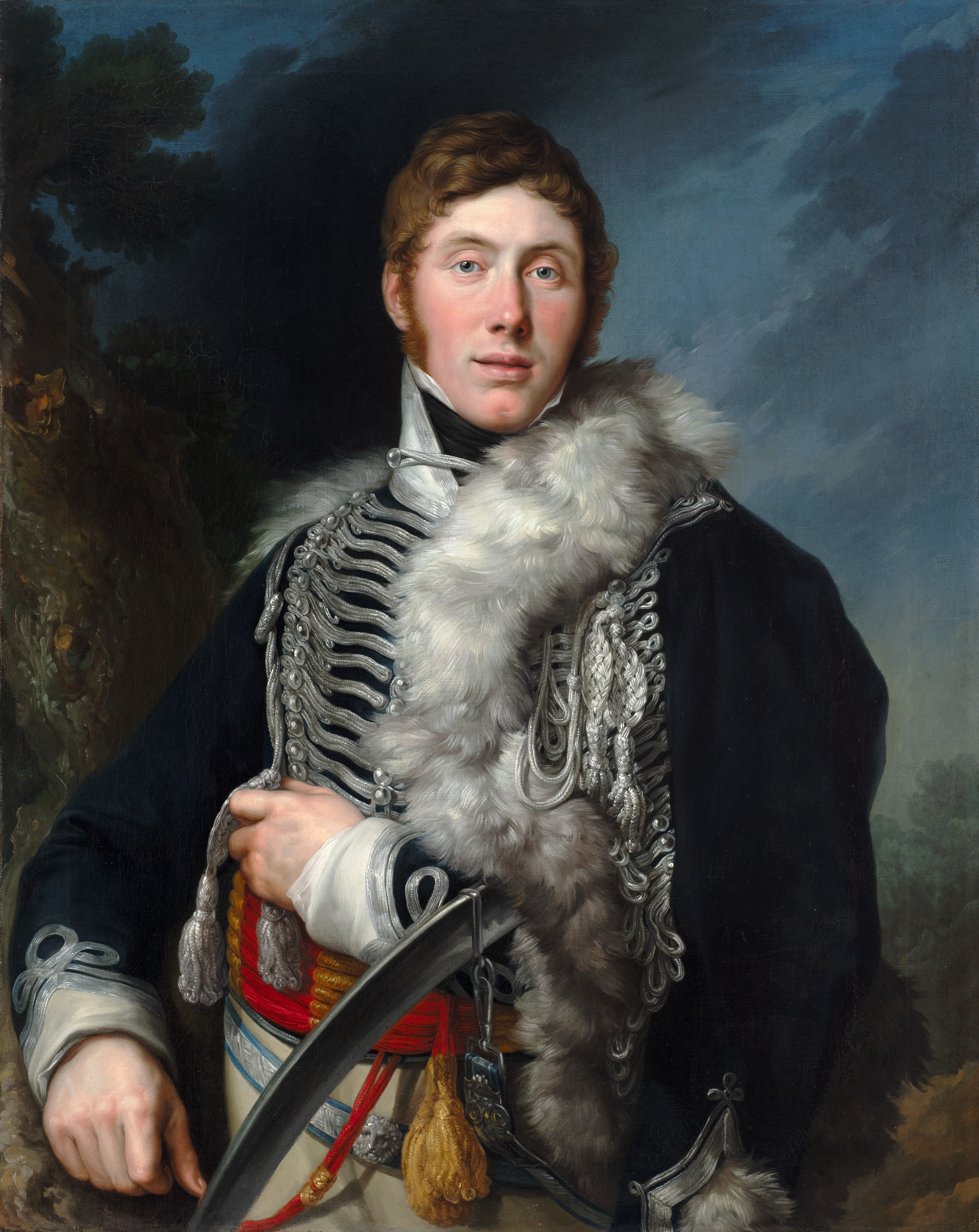 Portrait of an Officer of the 18th Hussars – Vicente López Portaña